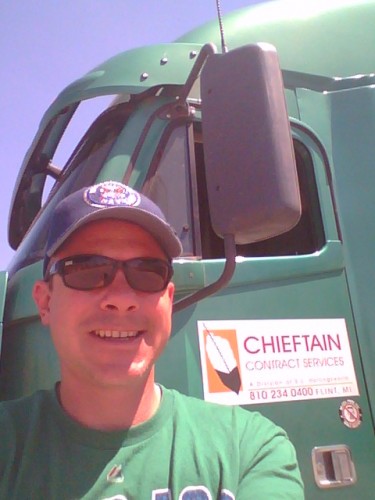 Navy veteran John Kutrich on driving a truck: “I love it. I think I will do it the rest of my life." 
