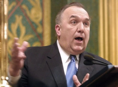Gov. Engler did not want to raise taxes but agreed to a 4-cent-per-gallon fuel hike in 1997 to repair the state’s roads. (courtesy photo)