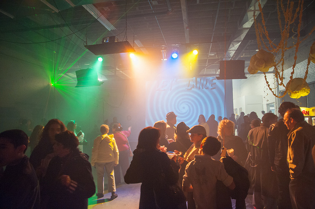 The Kresge Foundation’s investments in Detroit include the arts and related activities, including DLectricity, a 2012 after-dark festival centered in Midtown. (Photo by the Kresge Foundation)