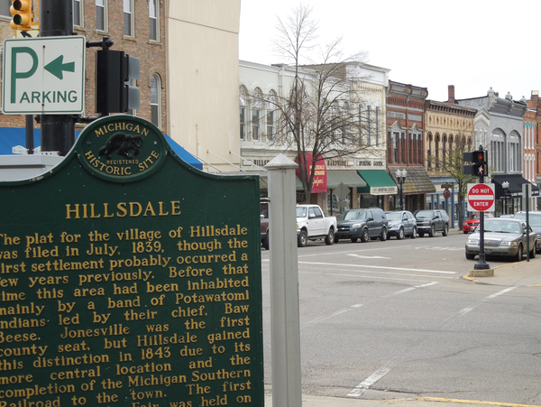 Hillsdale may not be bankrupt like Detroit, but it has cut back on services and laid off employees, with decreased property tax and revenue sharing blamed for the budget cuts. (Bridge photo by Ron French)