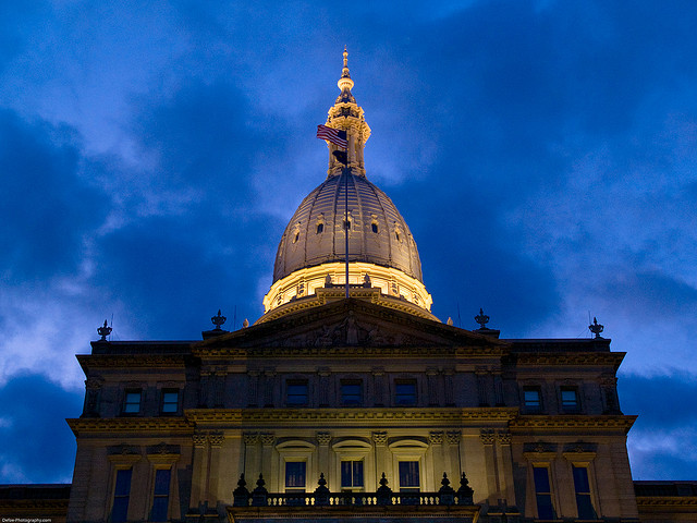 Who’s bankrolling your representatives in Lansing? As long as they can work in the shadows, you won’t find out much. (Photo by Flickr user David Defoe; used under Creative Commons license)