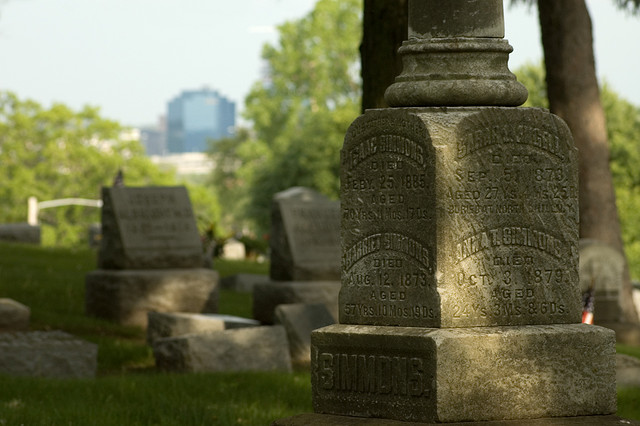 Our final resting places have gone from places of fear to park-like pastorals to ash-scattering venues. A new book sketches the cemeteries of Grand Rapids. (Photo by Flickr user p912s; used under Creative Commons license)
