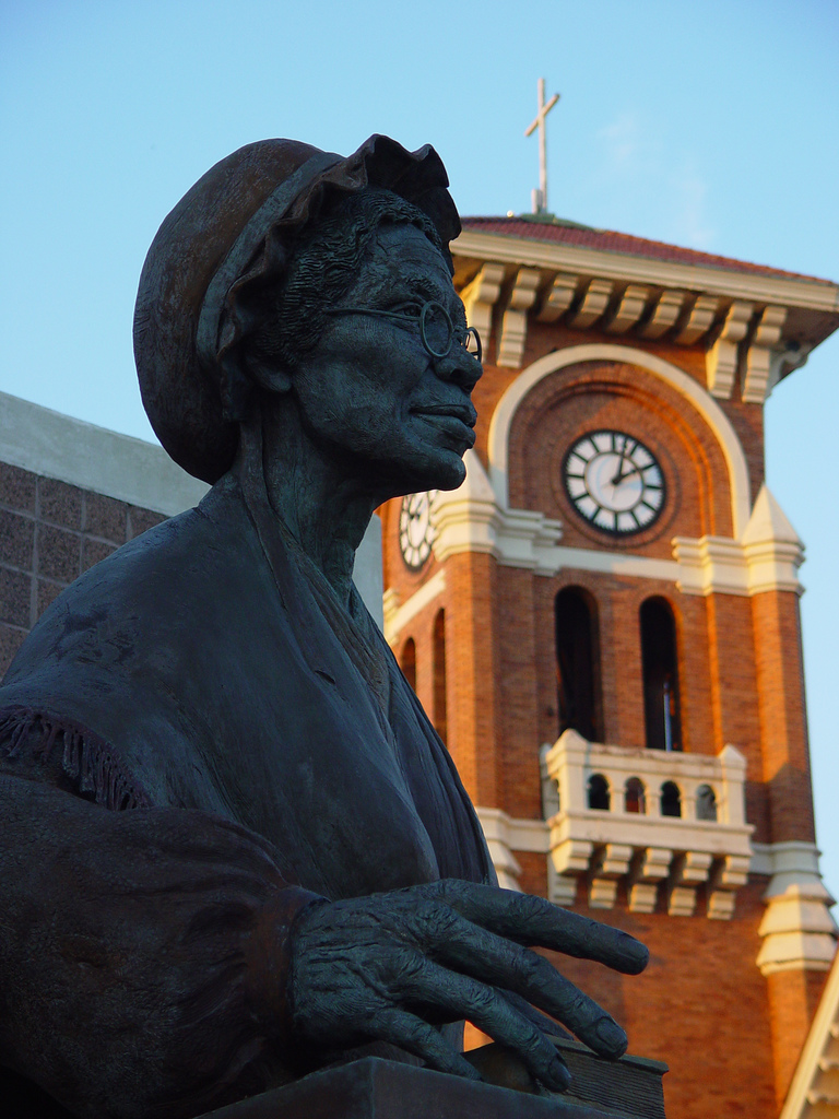 Of course Sojourner Truth, seen in monument form in Battle Creek, is worthy of attention. But so are many prominent Michigan African Americans. (Photo by Battle Creek CVB via Flickr; used under Creative Commons license)