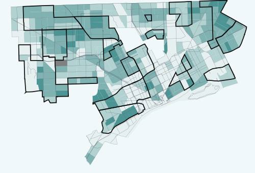 detroit abandoned neighborhoods map