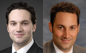 Brothers Stephen (left) and Thomas Sinas are attorneys in the Sinas Dramis law firm, with offices in Lansing and Grand Rapids.