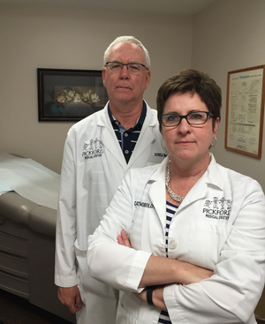 Donza and Catherine Worden share a medical practice, but have decidedly different views about expanding what medical tasks nurses are capable of performing. (Courtesy photo)