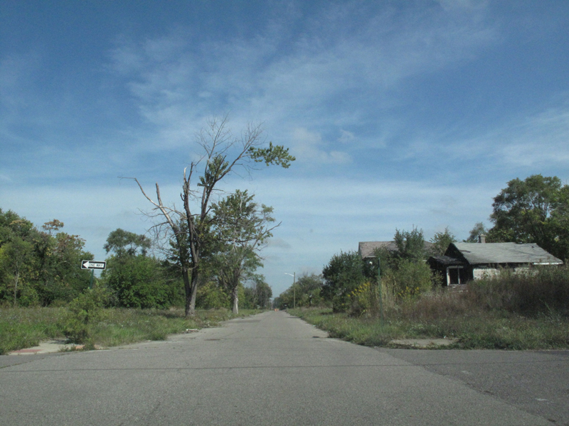An empty section of the NorthTown neighborhood, at Havana and Penrose. (Photo by Bill McGraw)