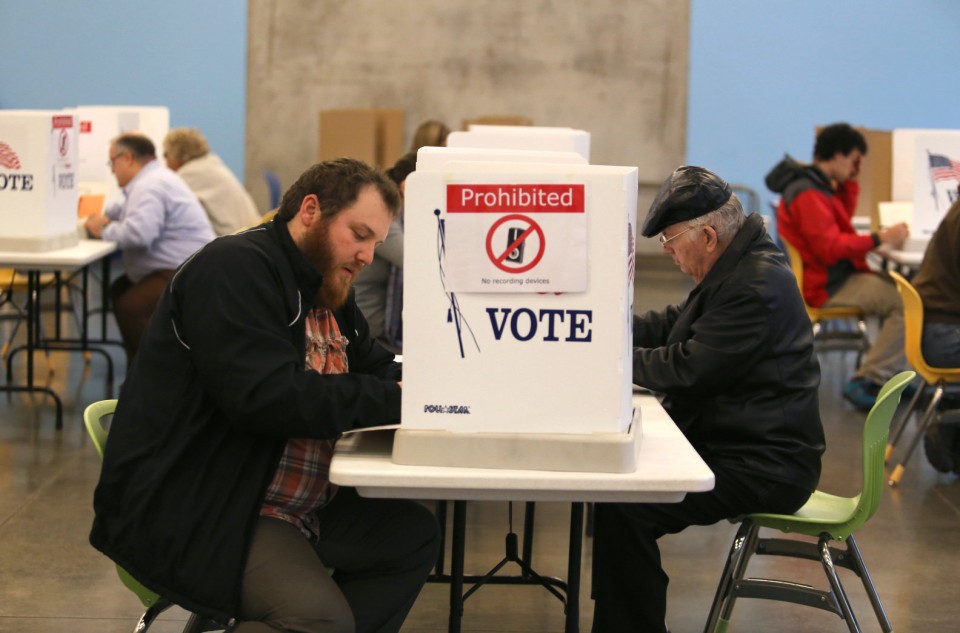 Michigan’s voting machines are outdated, and it’s too late to replace them before November’s presidential election. (photo courtesy of MLive)