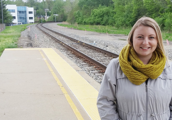 Liz Treutel Callin is transportation policy director for the Michigan Environmental Council, and is leading its coast-to-coast passenger rail project.