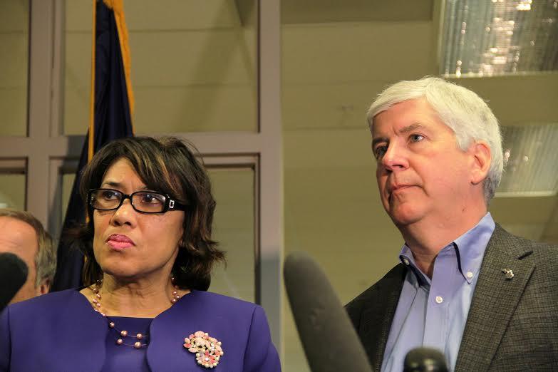 Mayor Karen Weaver and Gov. Rick Snyder are struggling to create a cooperative working relationship.