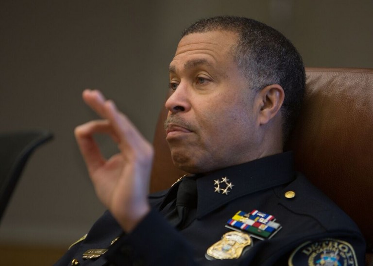 Three years into his job as Detroit’s police chief, James Craig said the department is turning a corner in gaining trust among city residents. (Bridge photo by Brian Widdis)