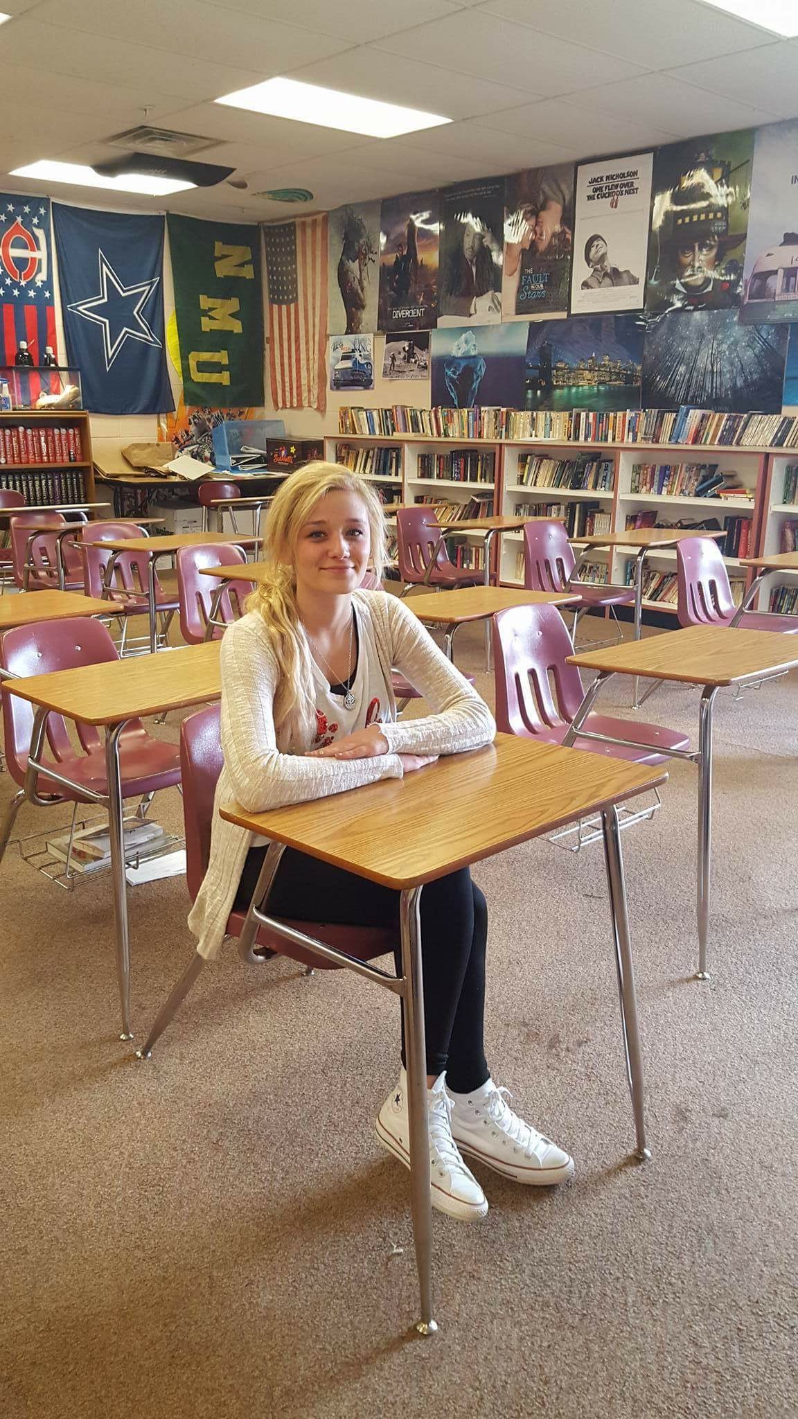 Upper Peninsula high school student Emily Driesenga: “I find myself dozing off sometimes.” 
