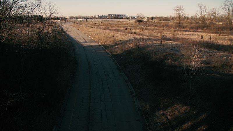  A section of the former Willow Run bomber factory and General Motors Co. powertrain plant that is slated to become the American Center for Mobility. (Courtesy of Michigan Economic Development Corp.) 