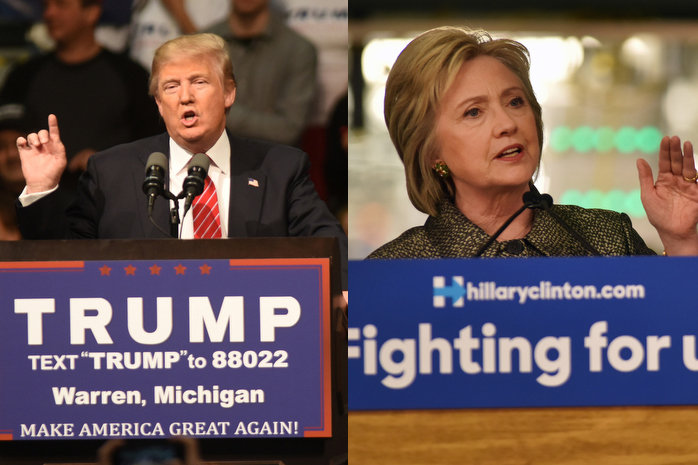 Usually, Michigan business leaders have no problem publicly supporting a presidential candidate. Not so this year, where Republican Donald Trump and Democrat Hillary Clinton have each been polarizing political figures. (photo courtesy of MLive)