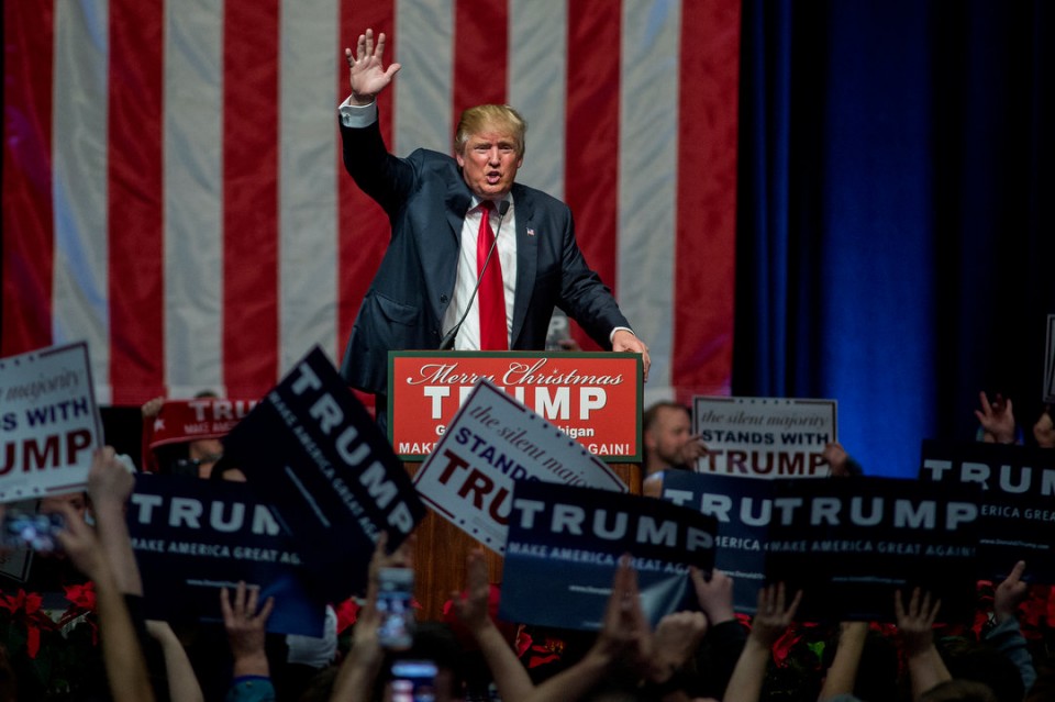 Republican presidential nominee Donald Trump is expected to hammer on his opposition to current U.S. free-trade deals in manufacturing-heavy states like Michigan during the fall campaign. (photo courtesy of MLive)