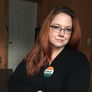 Shiawassee County resident Brooke Wheeler, 35, backs Green Party candidate Jill Stein: “I can't with clear conscience vote for either Trump or Clinton.” (courtesy photo)