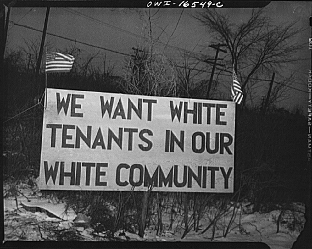White residents of one northern Detroit neighborhood were not happy when a federal public housing development for blacks was announced in the early 1940s, during World War II. 