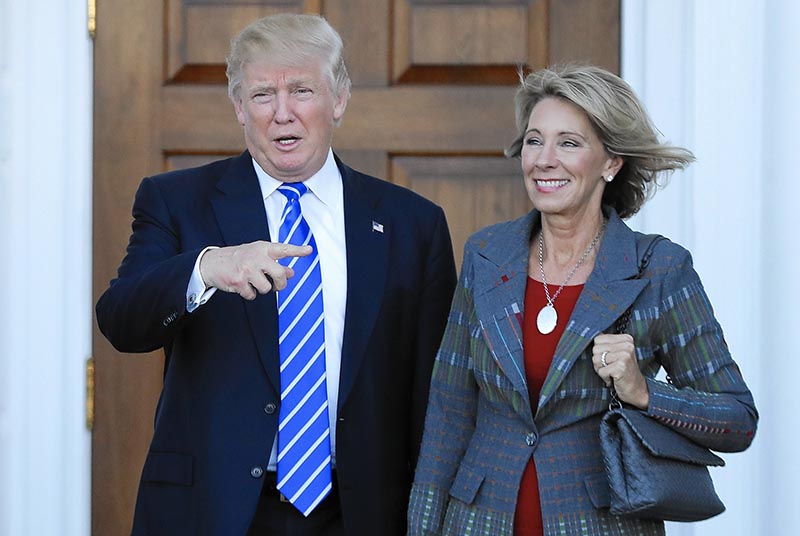 Betsy DeVos’s resume includes education reform efforts that reshaped Michigan schools. But student test scores have gone down in the past two decades.