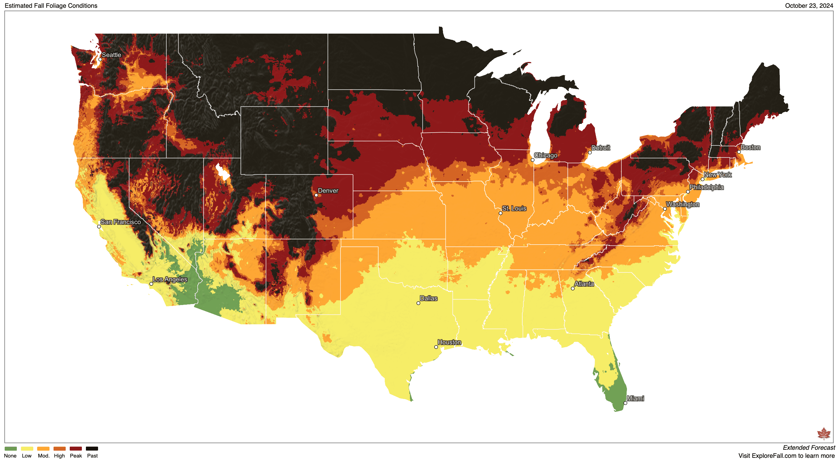 Black on top of the USA map