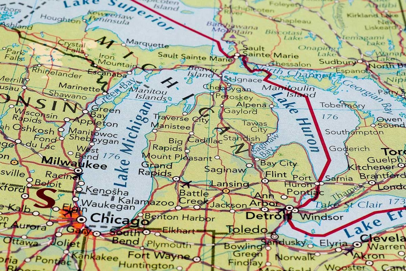 Map Of Michigan And Canada Border Michigan Redistricting Panel To Miss Maps Deadline. More Lawsuits May  Follow. | Bridge Michigan