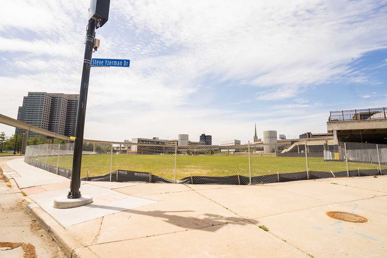 What Joe Louis Arena looks like now as demolition draws closer