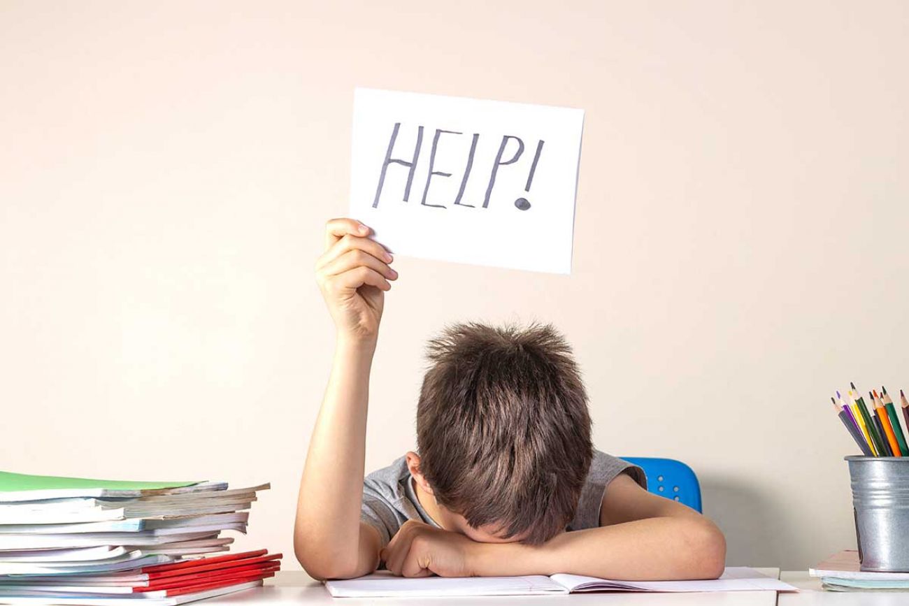 kid in classroom