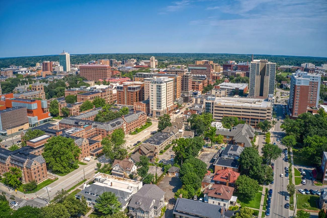 downtown Ann Arbor 