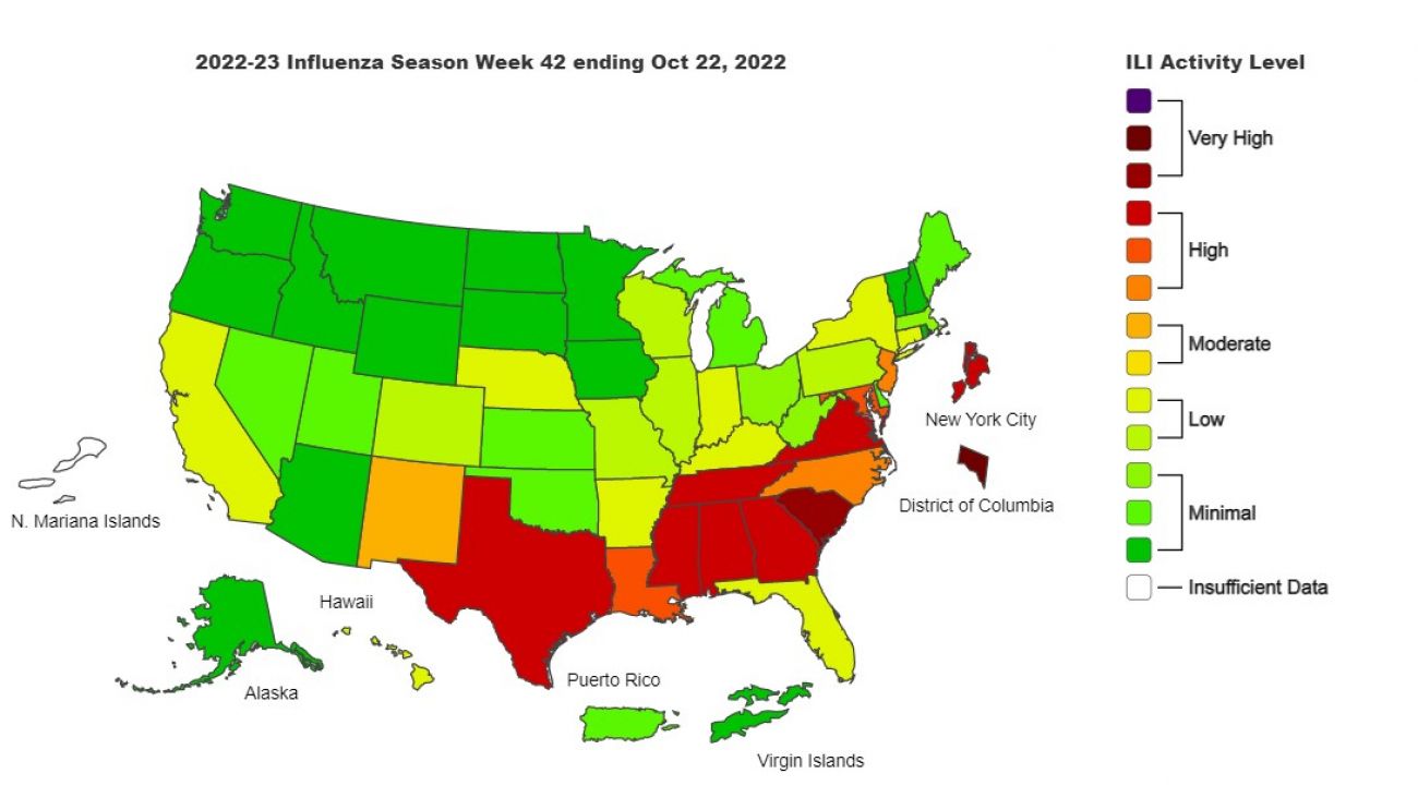 flu map