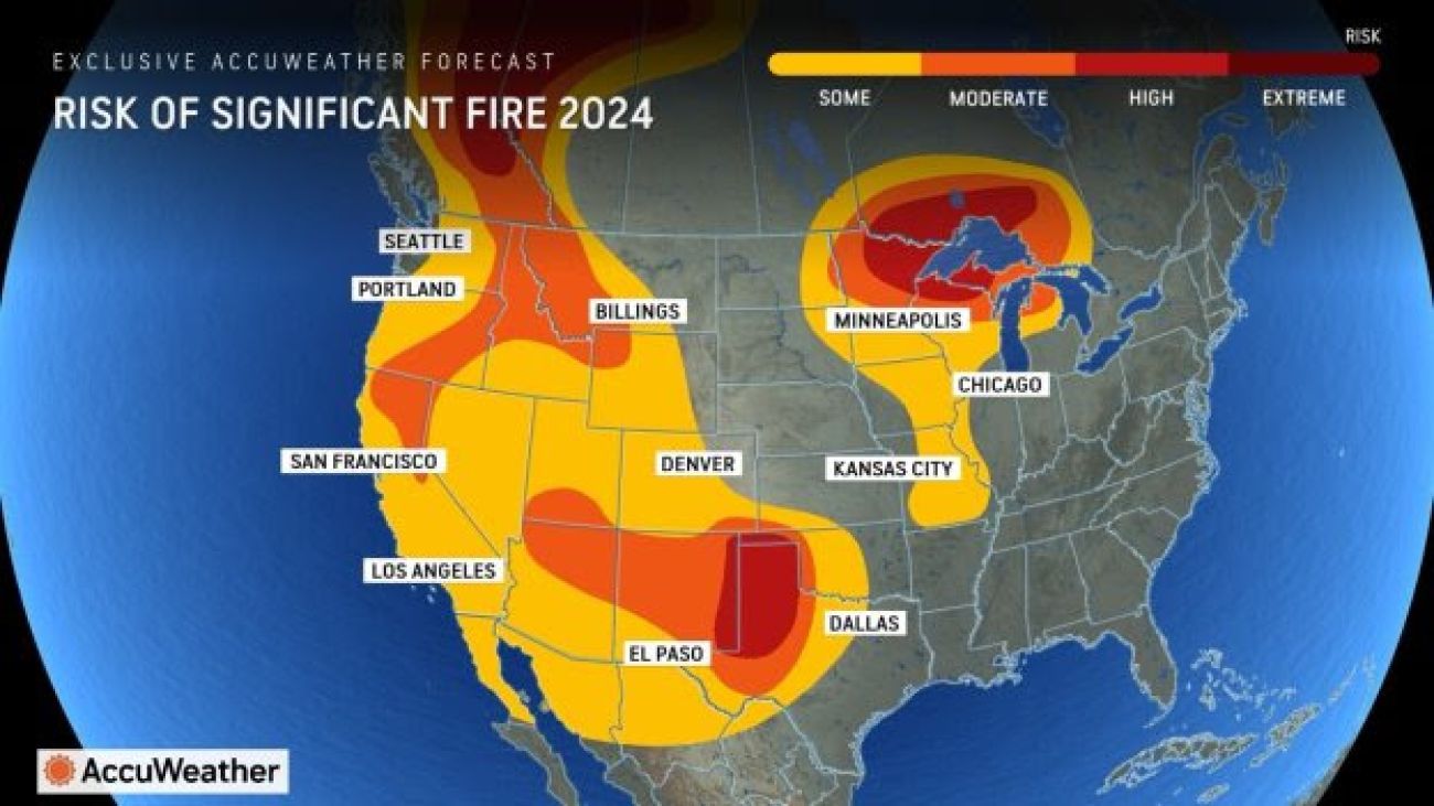 AcccuWether risk map