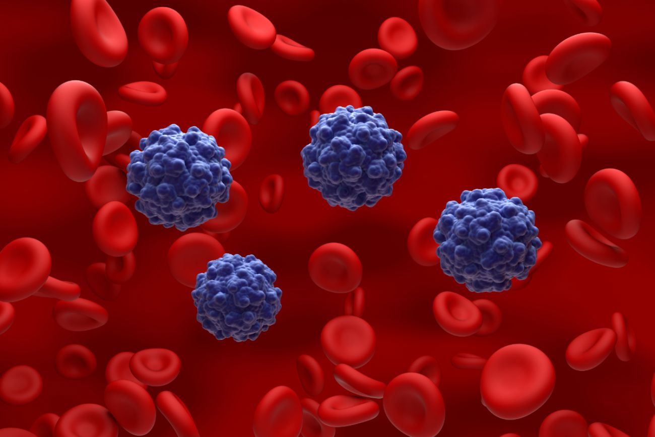 Parvovirus B19 in erythema infectiosum - isometric view 3d illustration