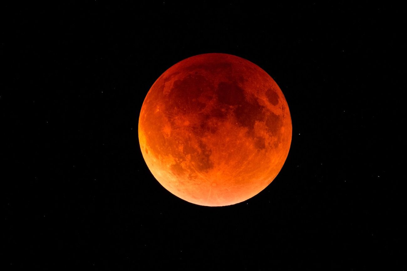 A blood moon 