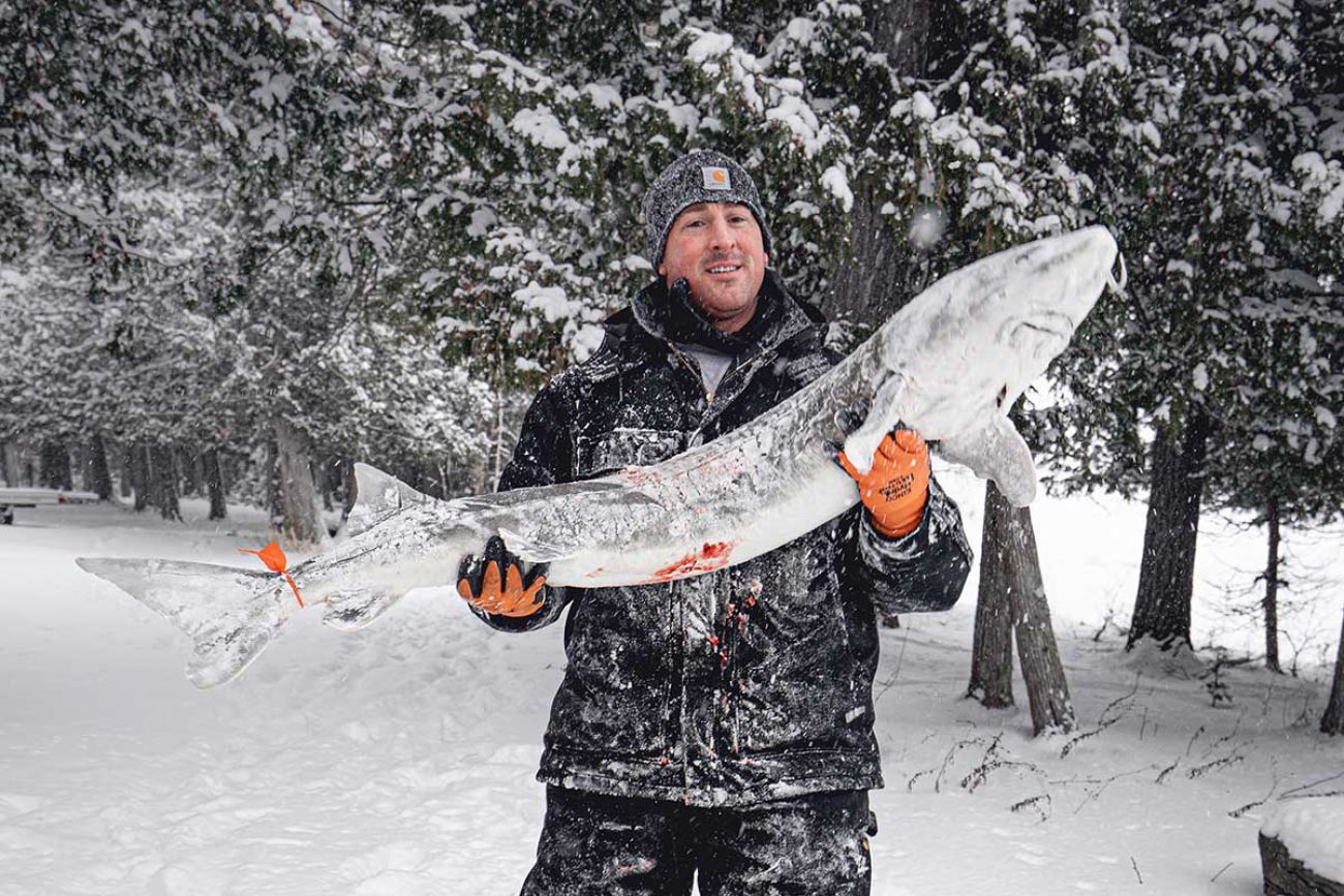 VINTAGE FISH DECOY, Spearing, Ice Fishing, (Wisconsin ? )Sturgeon