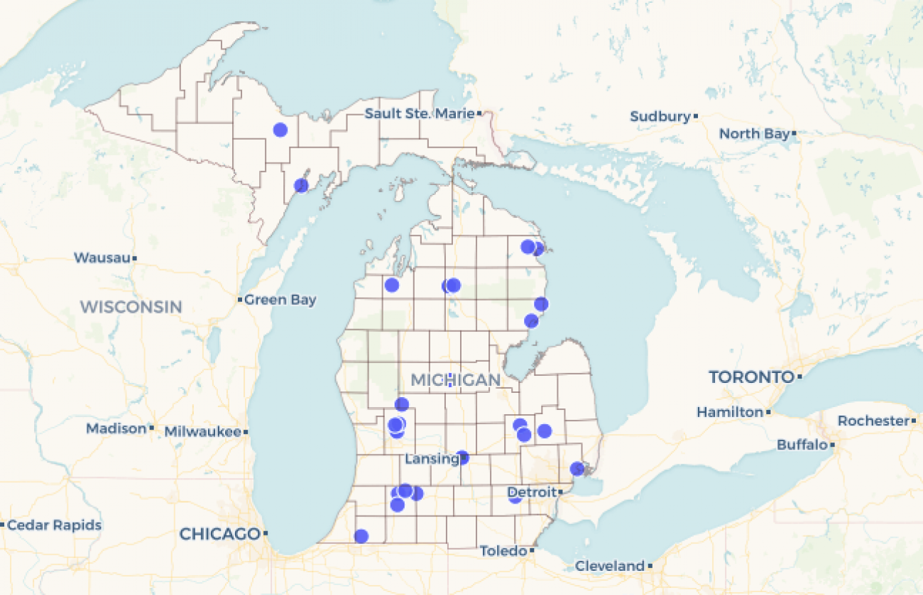 Pfas Michigan Map - Adela Antonia