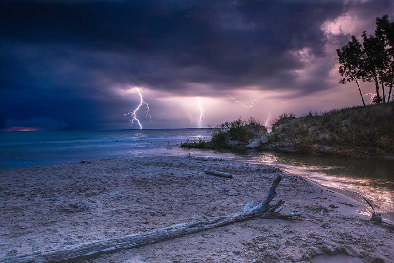 thunder over lake