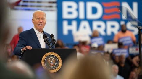 Joe Biden speaks in Detroit