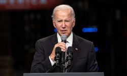 Joe Biden on stage