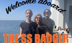 Welcome aboard the SS Badger post card