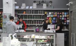 People shopping at DaCut dispensary in Detroit