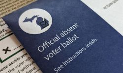 Official absent voter ballot for Michigan