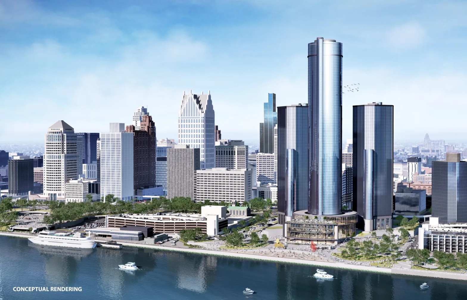 2 Detroit RenCen towers could be torn down as part of new plan - Bridge ...