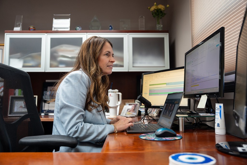 Attorney Donna MacKenzie at Olsman Peacock MacKenzie Law Firm in Berkley, where she works alongside Jules Olsman on cases involving nursing home neglect and abuse. 