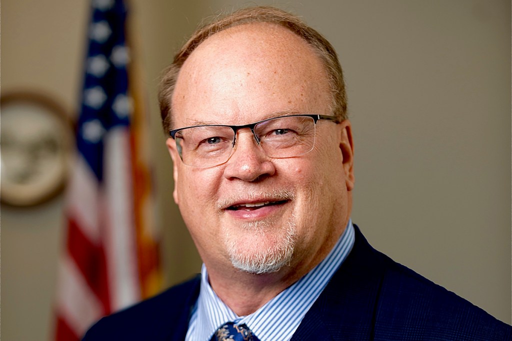 State Sen. Jim Runestad headshot. 