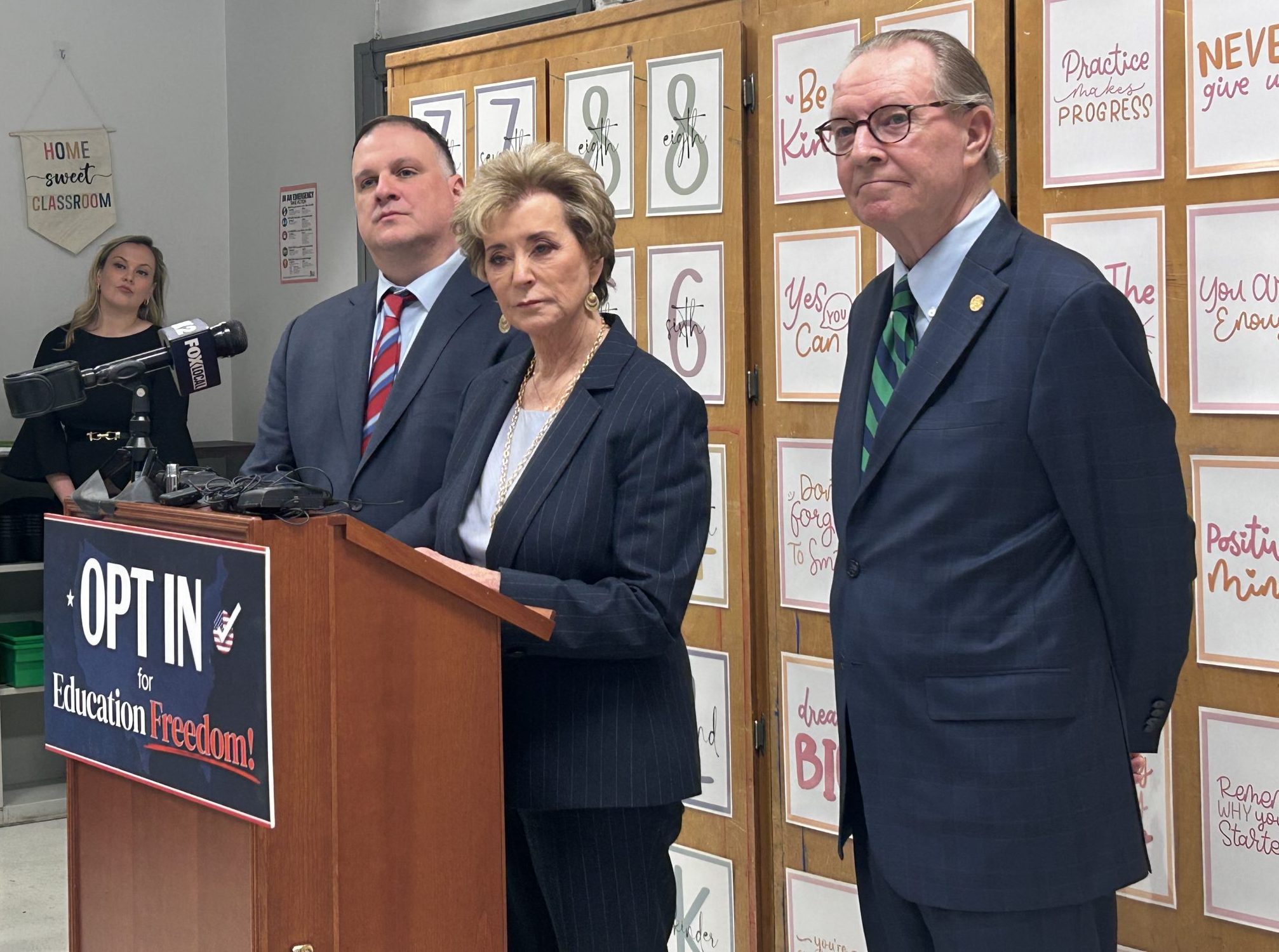 US Education Secretary McMahon urges Whitmer to join schools tax credit plan