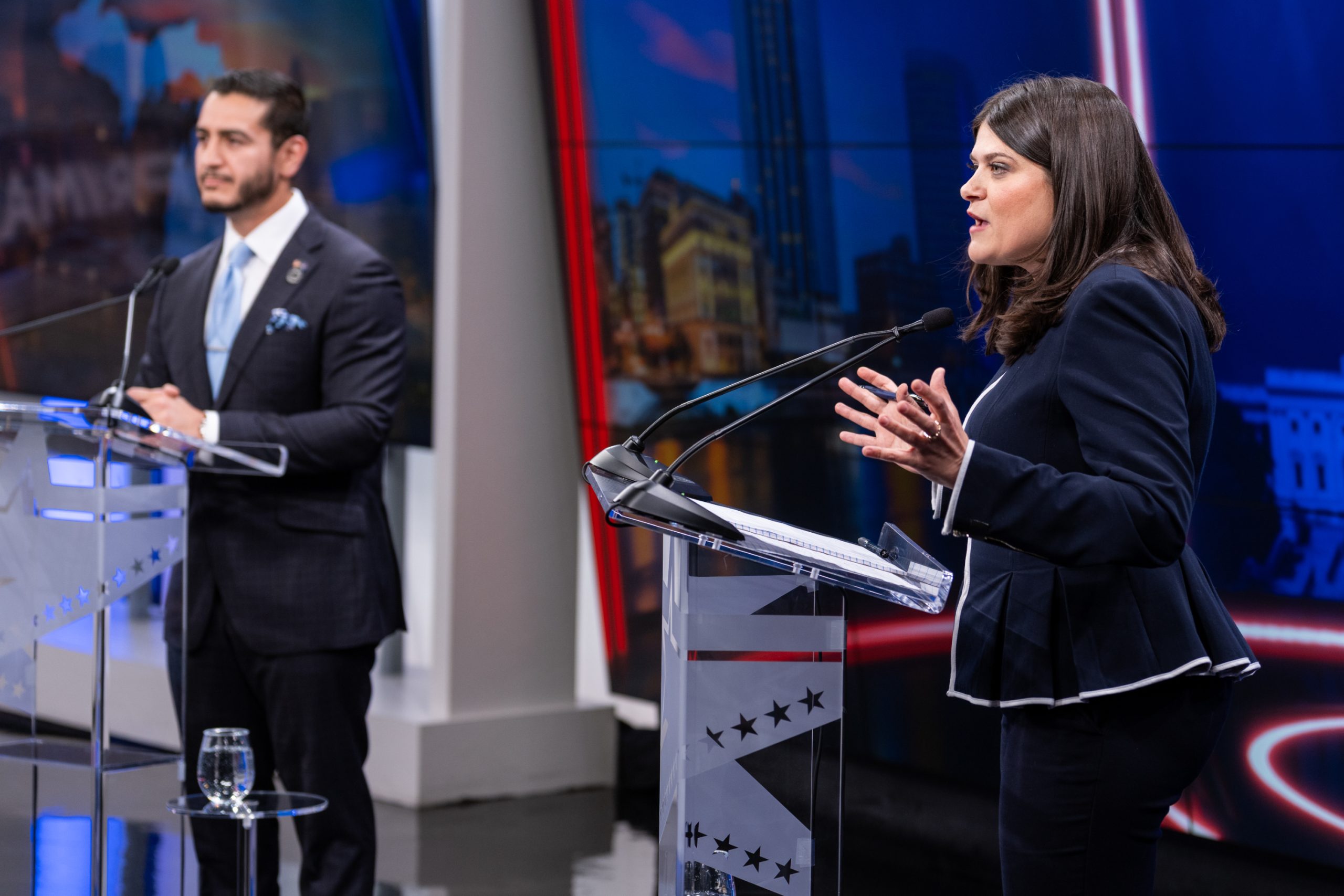 Abdul El-Sayed, Haley Stevens clash over cash in US Senate debate - Bridge Michigan