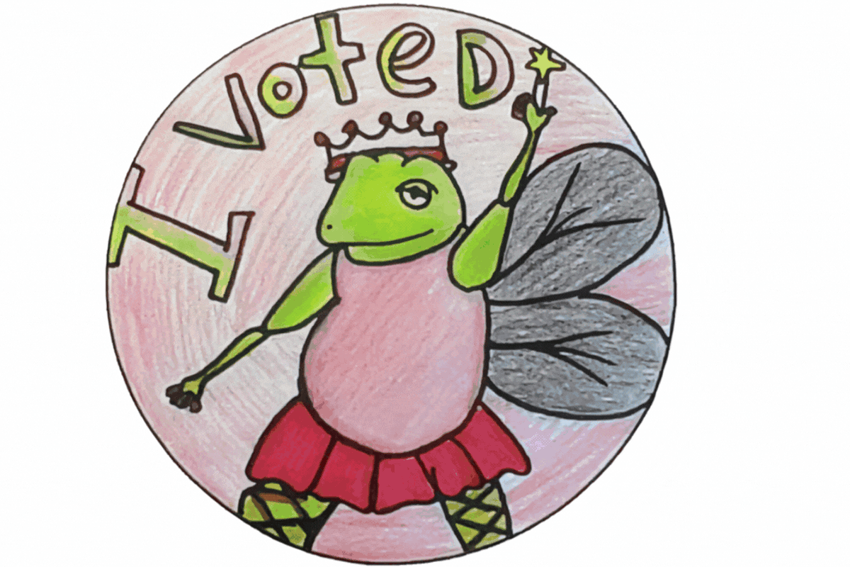 Michigan 'I voted' sticker contest winners: 'No, yeah,' sleepy cat, more - Bridge Michigan