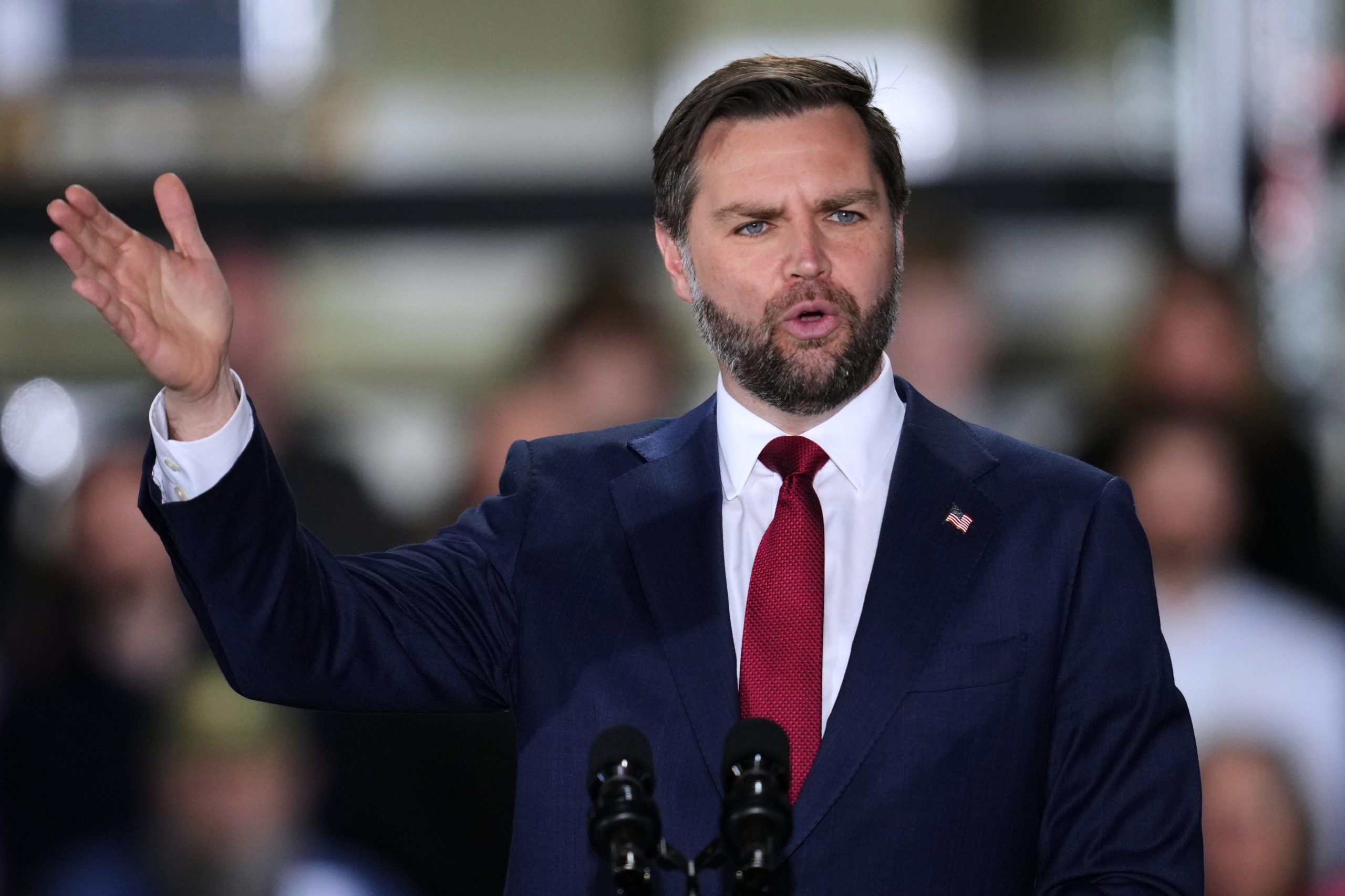 JD Vance stumps for Michigan GOP; swipes at El-Sayed for wife comments