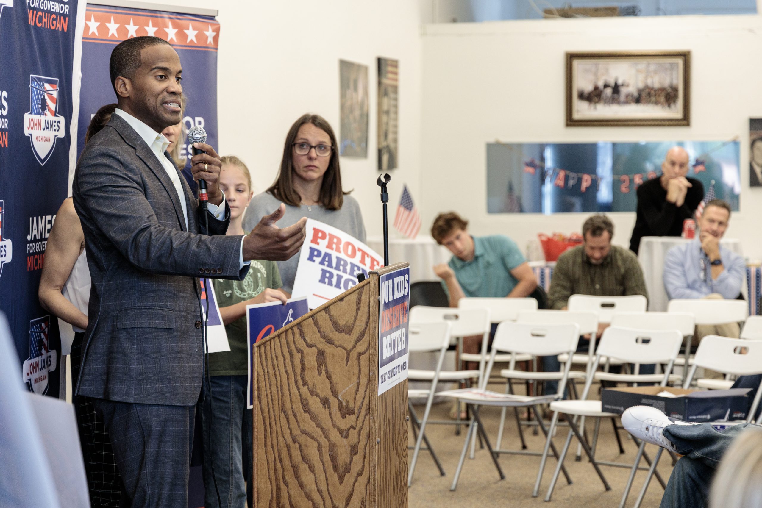 Can John James close the gap on Jocelyn Benson in the Michigan governor’s race?