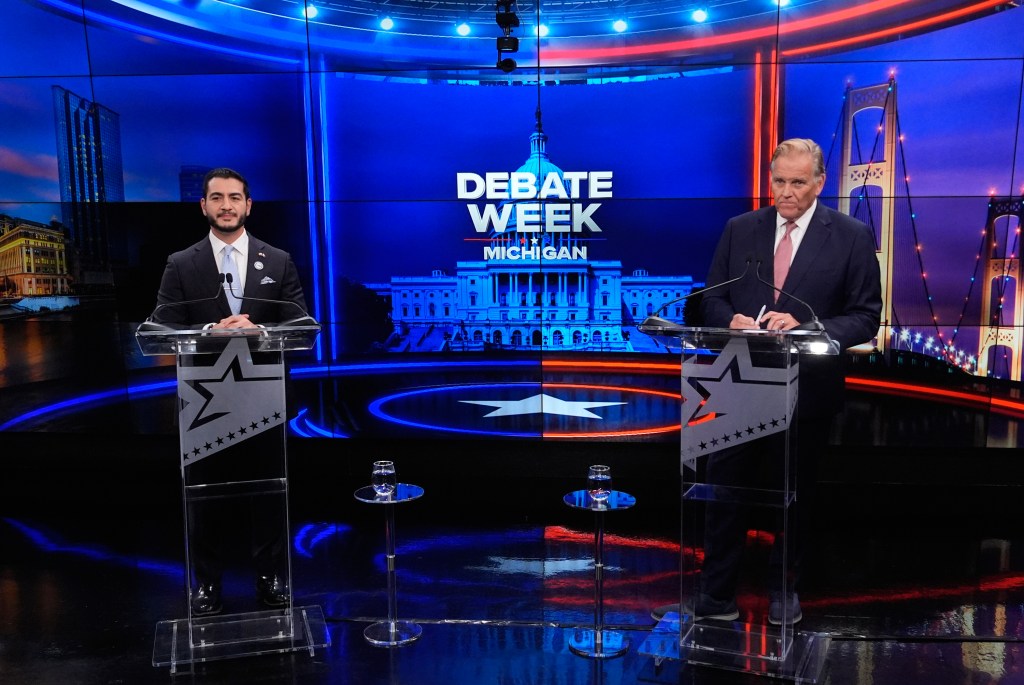 Abdul El-Sayed and Mike Rogers